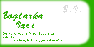 boglarka vari business card