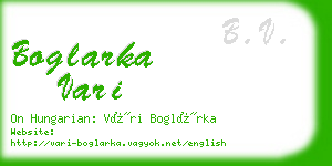 boglarka vari business card